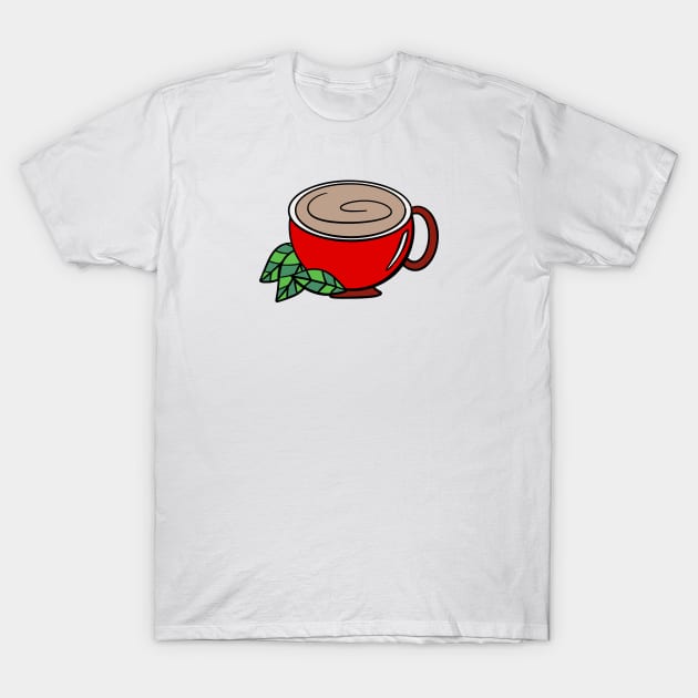 Chai Tea T-Shirt by Kelly Louise Art